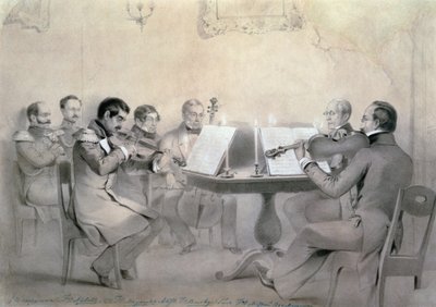 Quatuor du Compositeur Comte A. F. Lvov, 1840 - R. Rorbach